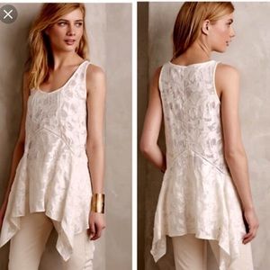 Anthropologie lace tank top